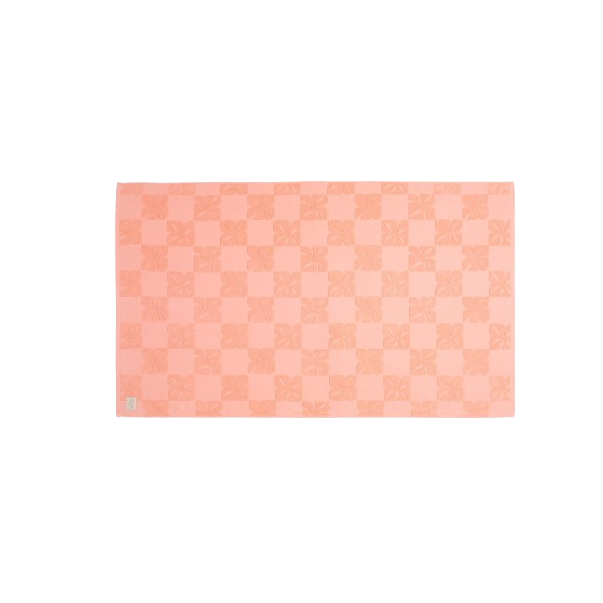 ALOHA Pua Check Beach Towel