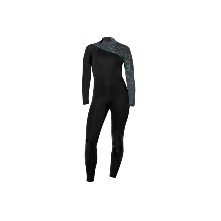 Bare 7mm Elate Women's Full Wetsuit 12 Gray