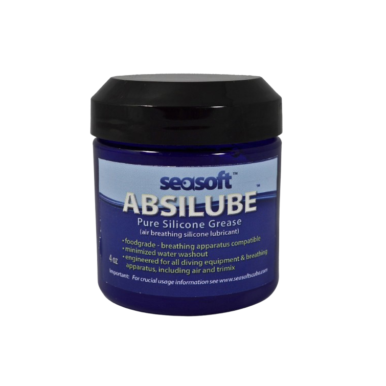Seasoft AbsiLube Silicone Grease 4 fl. oz. (118.3 ml) Tub