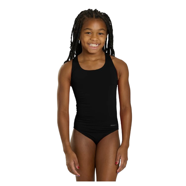 Sporti HydroLast Solid Wide Strap One Piece Swimsuit (22-44)