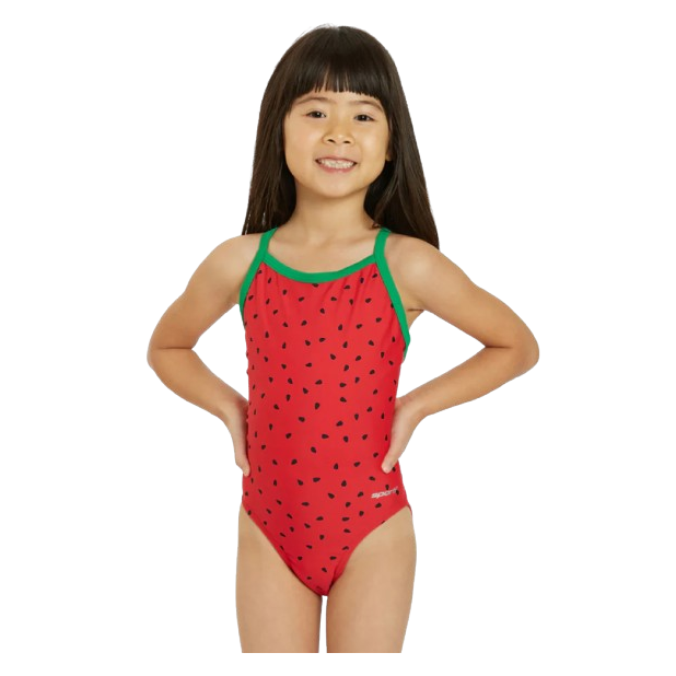 Sporti Watermelon Thin Strap One Piece Swimsuit (22-44)