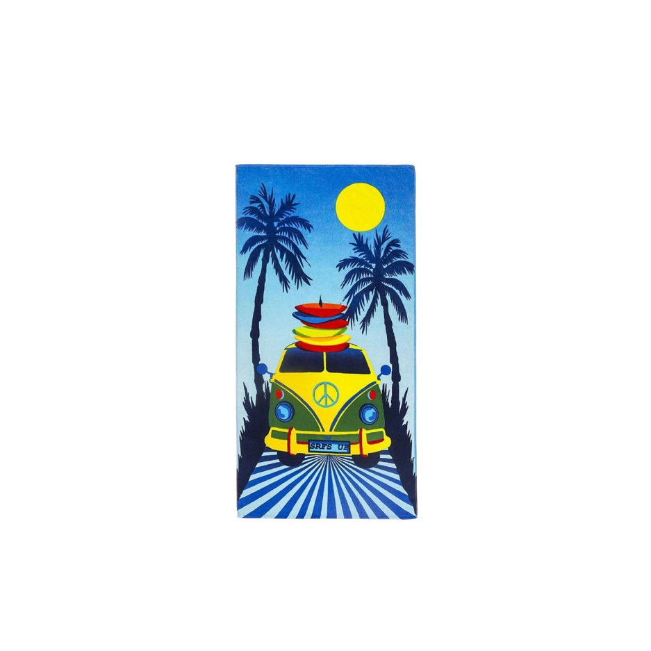 A to Z Towels Dohler Road Trip Beach Towel 30”X 60”