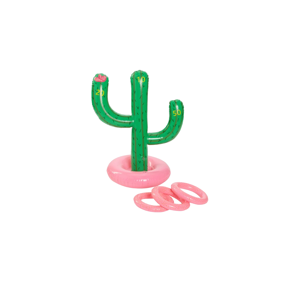ClubSwim Cactus Inflatable Ring Toss Game