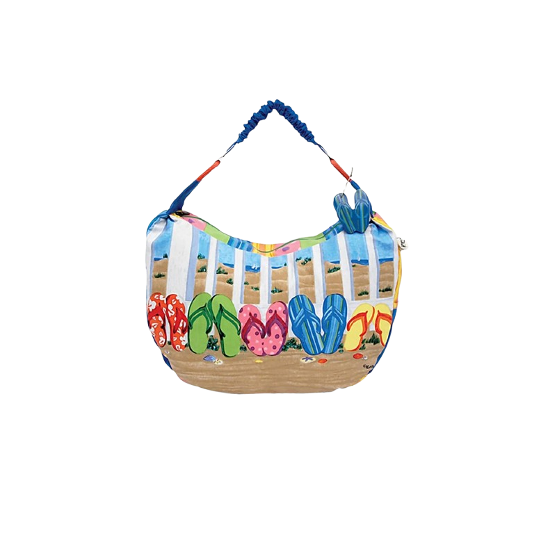 Sun N Sand Coastal Flip Flops Tote Beach Bag