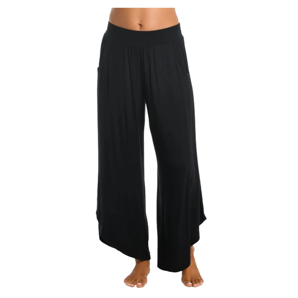 La Blanca Women's Coastal Covers Crochet Side Panel Cover Up Pant