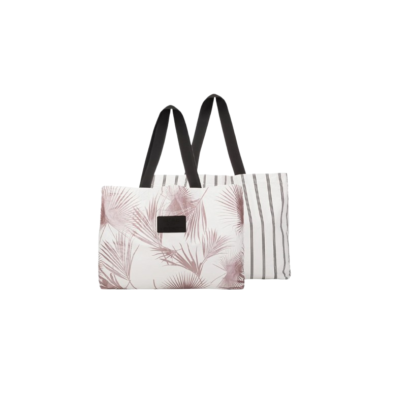 ALOHA Day Palms Reversible Beach Tote