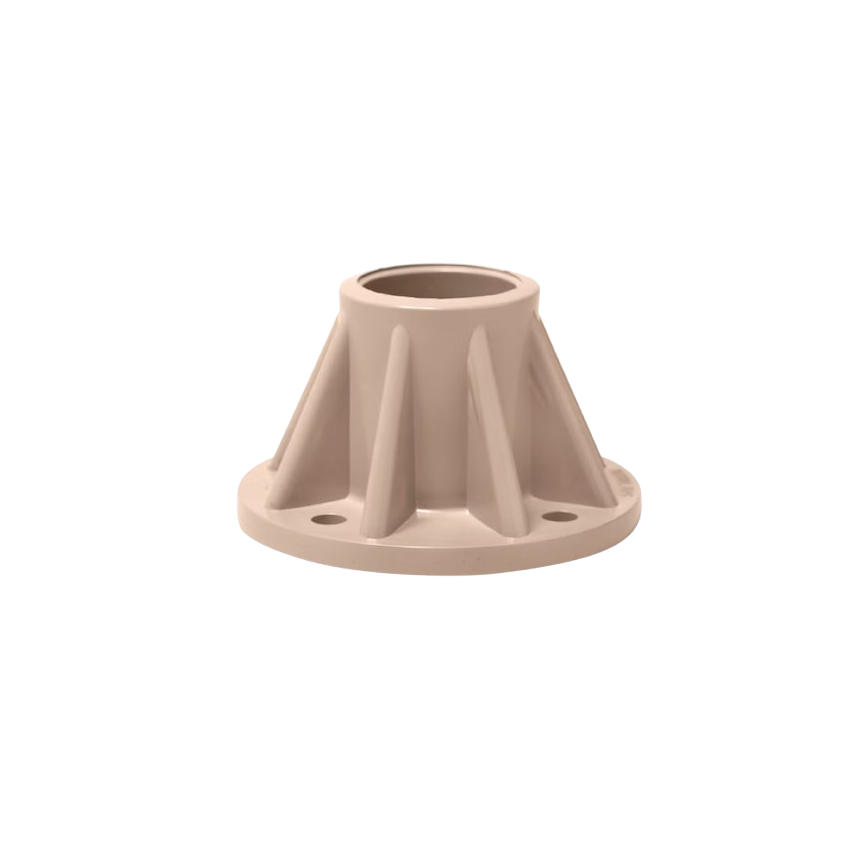 Saftron - 3" Surface Mount for Pool & Spa Ladders, Taupe
