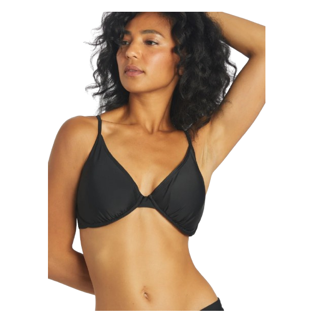 Sporti Solid Underwire Bikini Top (D/DD/E/F)