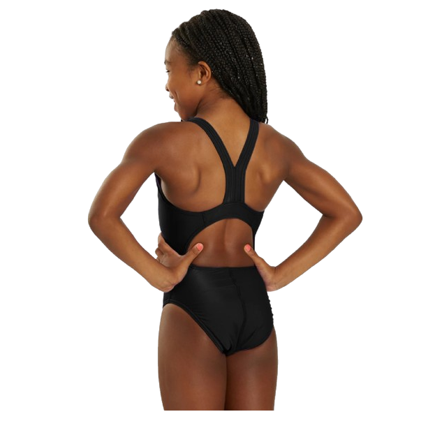 Sporti Solid Wide Strap One Piece Swimsuit (22-44)