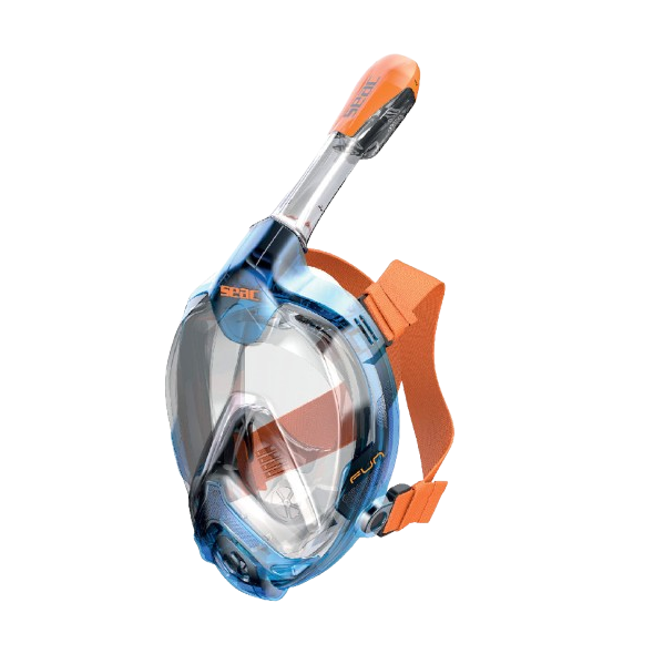 Seac Magica Full Face Snorkel Mask Blue/Orange X-Small/Small