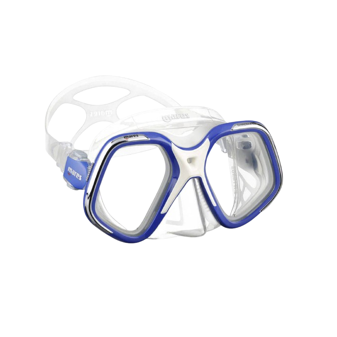 Mares Chroma Up Diving Mask Blue/White/Clear