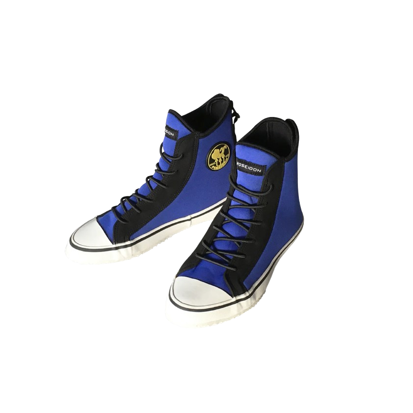 Poseidon One Shoe Dive Boot Blue/White 10