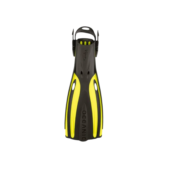 Oceanic Viper 2 Open Heel Fins Neon Yellow/Black Medium